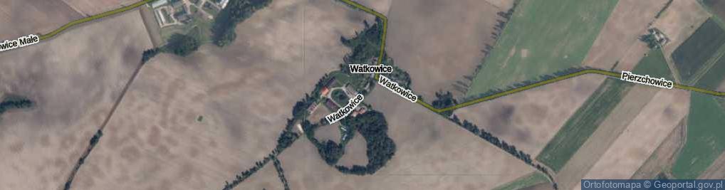 Zdjęcie satelitarne Watkowice ul.
