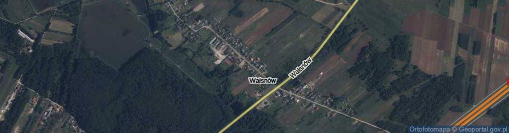 Zdjęcie satelitarne Wałsnów ul.
