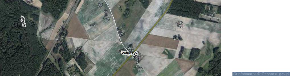 Zdjęcie satelitarne Wałyczyk ul.