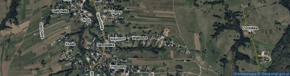 Zdjęcie satelitarne Walkosze ul.
