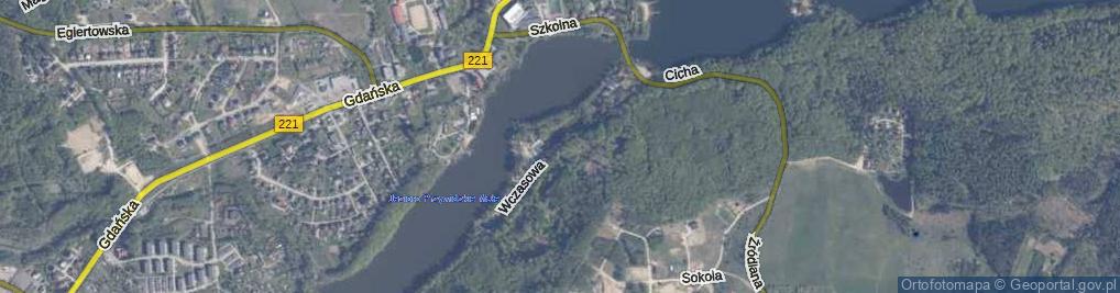 Zdjęcie satelitarne Wczasowa ul.