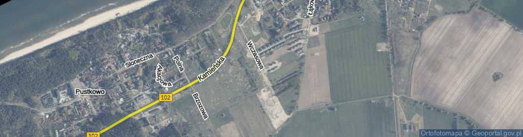 Zdjęcie satelitarne Wczasowa ul.