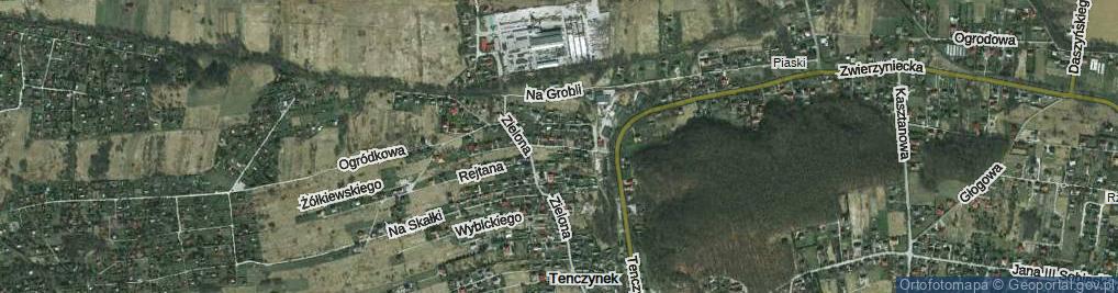 Zdjęcie satelitarne Wcisły Wincentego ul.