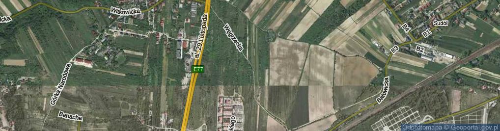 Zdjęcie satelitarne Węgrzecka ul.