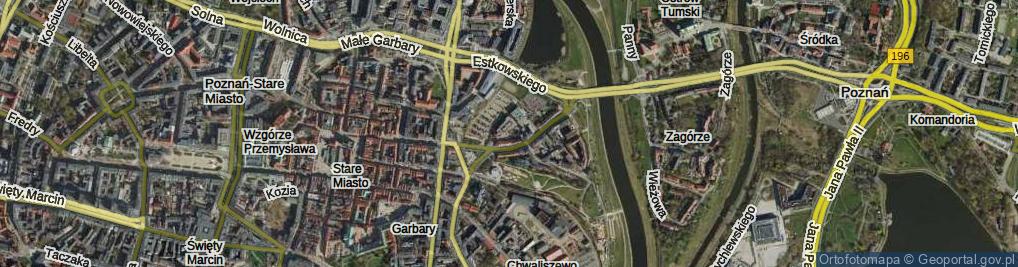 Zdjęcie satelitarne Wenecjańska ul.