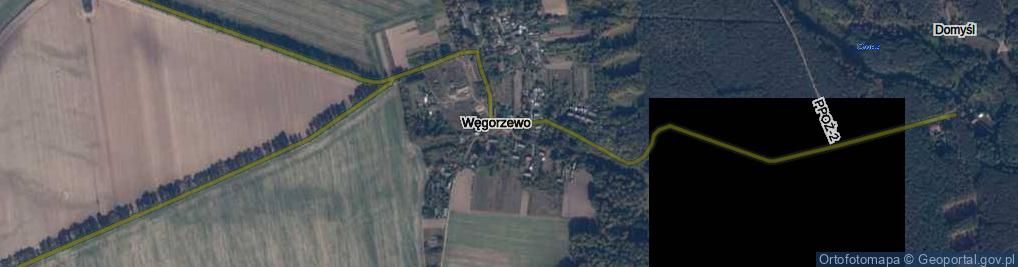 Zdjęcie satelitarne Węgorzewo ul.