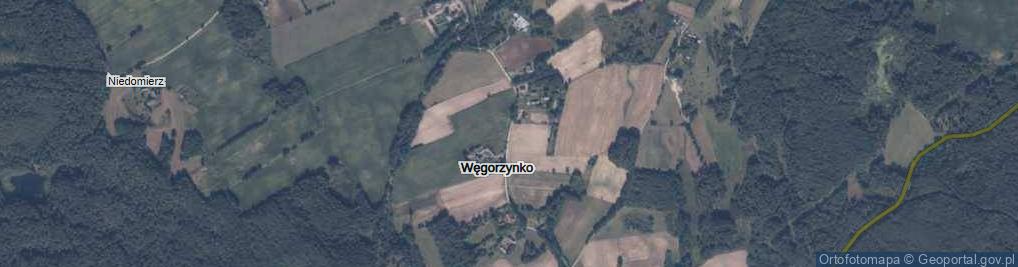 Zdjęcie satelitarne Węgorzynko ul.