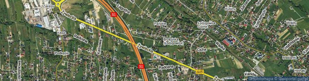 Zdjęcie satelitarne Wesoła ul.
