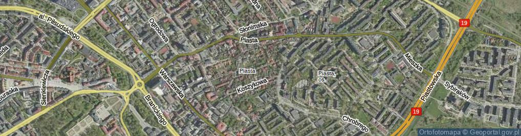 Zdjęcie satelitarne Wiktorii ul.