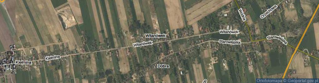 Zdjęcie satelitarne Witanówek ul.