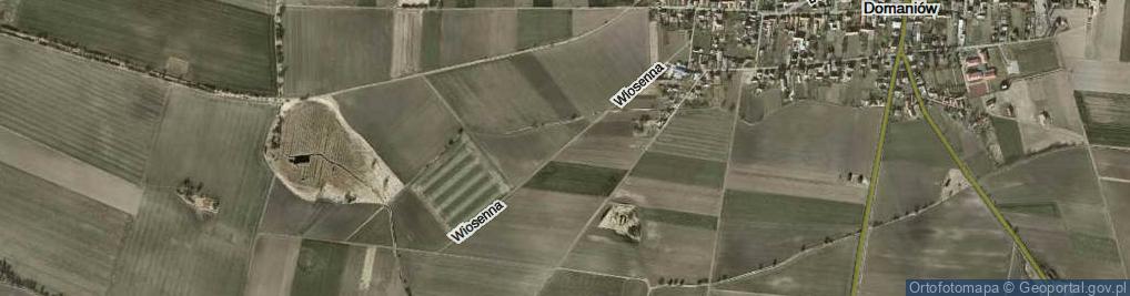 Zdjęcie satelitarne Wiosenna ul.