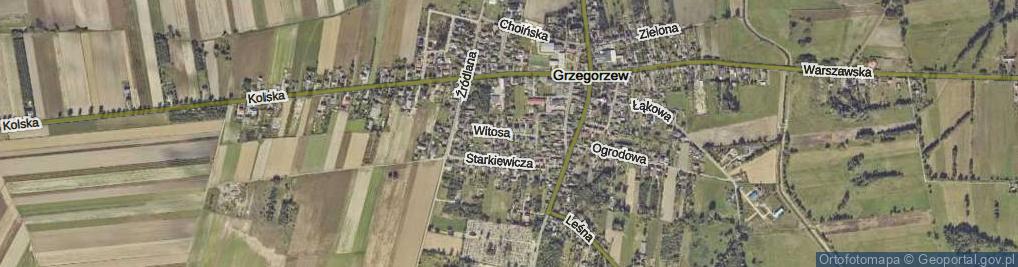Zdjęcie satelitarne Witosa Wincentego ul.