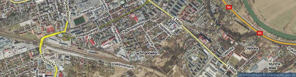 Zdjęcie satelitarne Wilsona Thomasa Woodrowa ul.