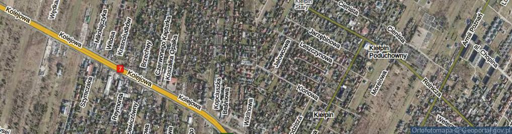 Zdjęcie satelitarne Wiklinowa ul.