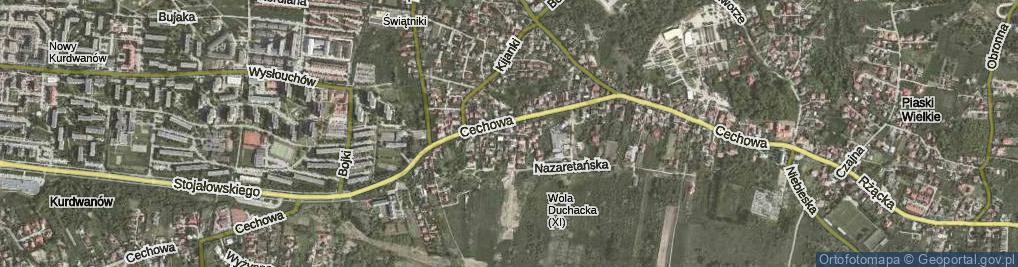 Zdjęcie satelitarne Widnokrąg ul.