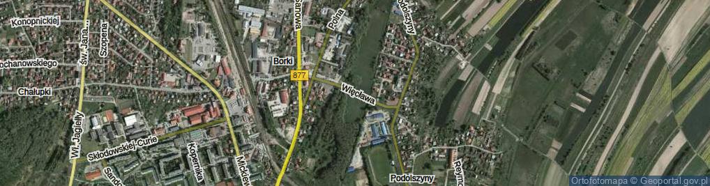 Zdjęcie satelitarne Więcława Ludwika, ppłk. ul.