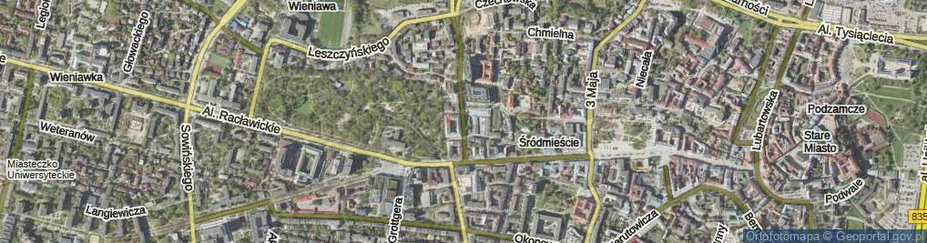 Zdjęcie satelitarne Wieniawska ul.