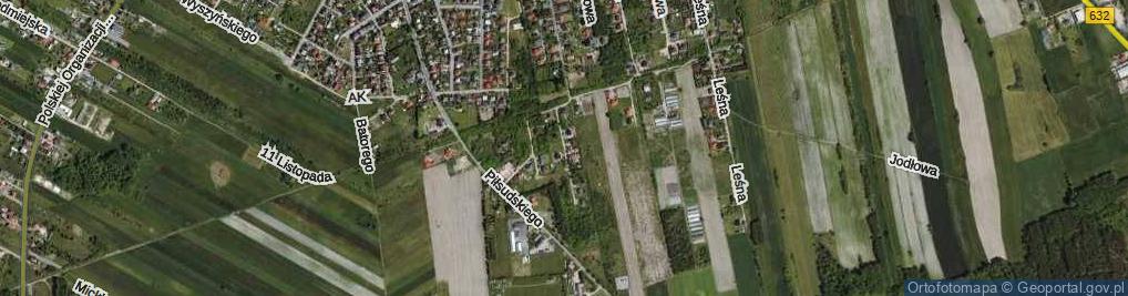 Zdjęcie satelitarne Wielokwiatowa ul.