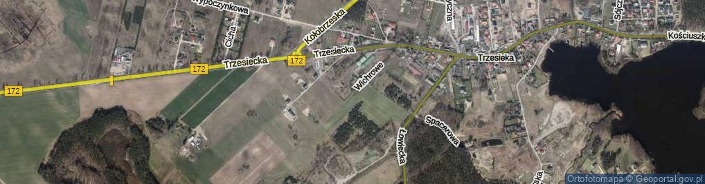 Zdjęcie satelitarne Wichrowe Wzgórze ul.