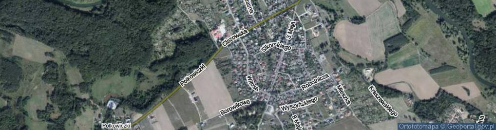 Zdjęcie satelitarne Witosa Wincentego ul.