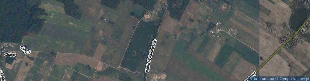 Zdjęcie satelitarne Wiele-Wybudowanie ul.
