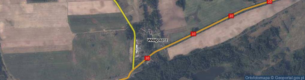 Zdjęcie satelitarne Wielgoszcz ul.