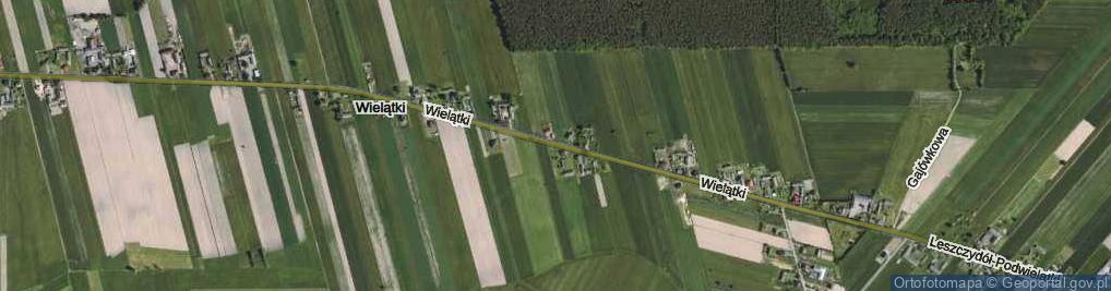 Zdjęcie satelitarne Wielątki ul.