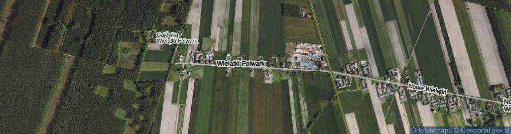 Zdjęcie satelitarne Wielątki-Folwark ul.