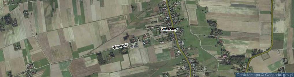 Zdjęcie satelitarne Wiercany ul.