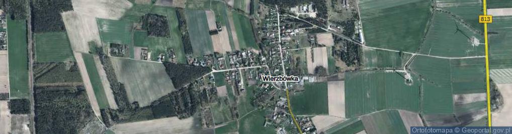 Zdjęcie satelitarne Wierzbówka ul.