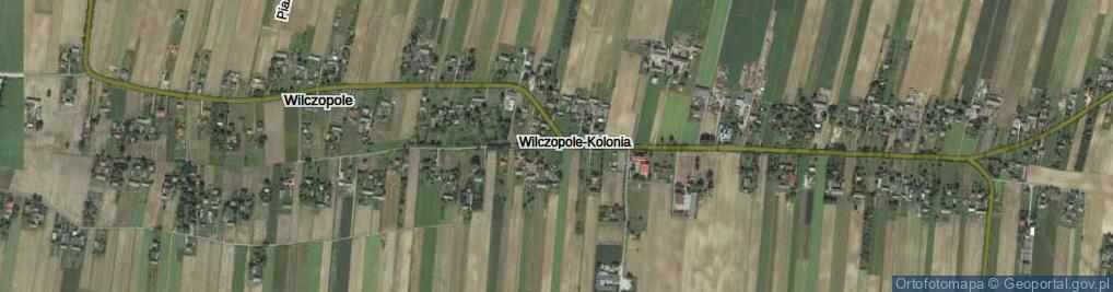 Zdjęcie satelitarne Wilczopole-Kolonia ul.