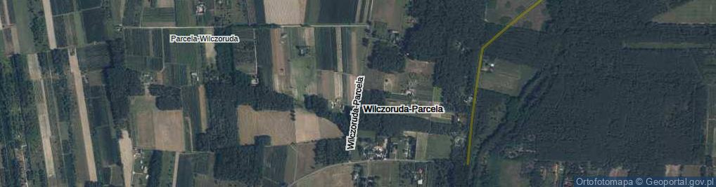 Zdjęcie satelitarne Wilczoruda-Parcela ul.