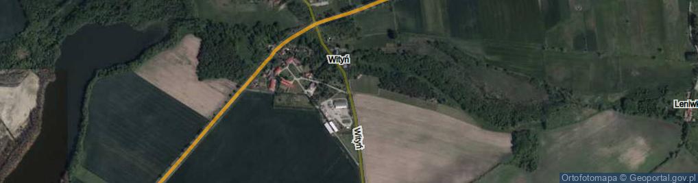 Zdjęcie satelitarne Wityń ul.