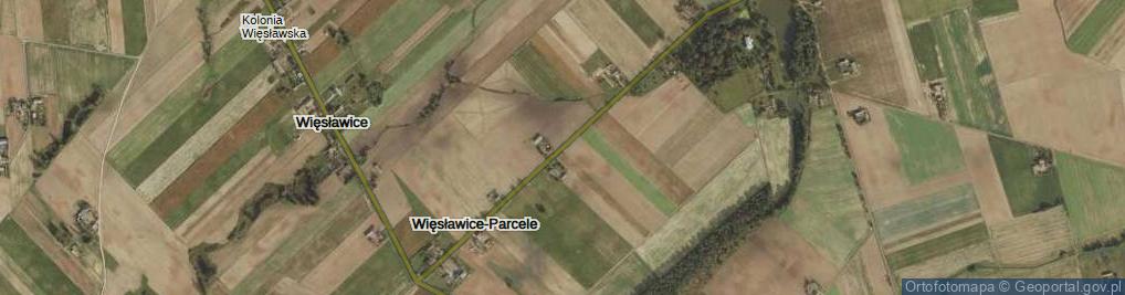 Zdjęcie satelitarne Więsławice-Parcele ul.