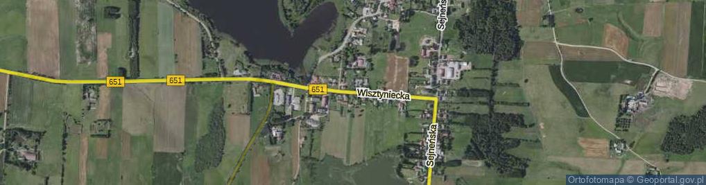 Zdjęcie satelitarne Wisztyniecka ul.