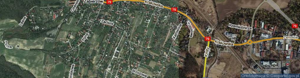 Zdjęcie satelitarne Widokowa ul.