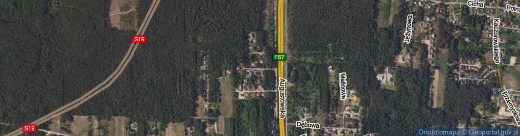 Zdjęcie satelitarne Wjazd ul.