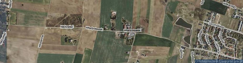 Zdjęcie satelitarne Władysławek ul.
