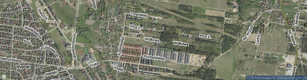 Zdjęcie satelitarne Wołkowa Władysława ul.