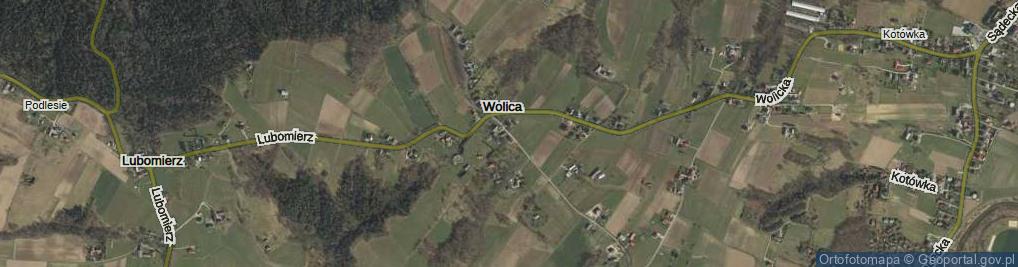 Zdjęcie satelitarne Wolica ul.
