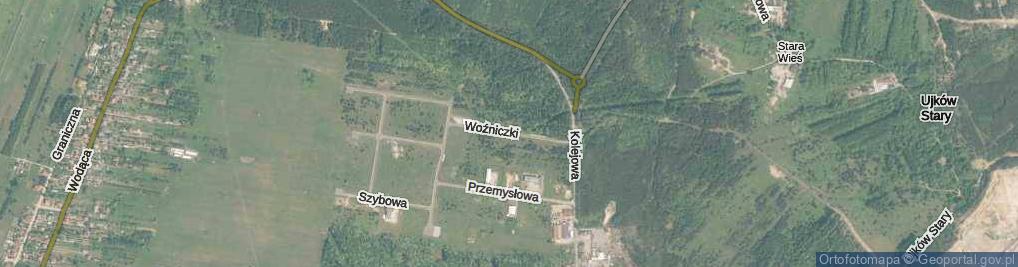 Zdjęcie satelitarne Woźniczki Włodzimierza ul.