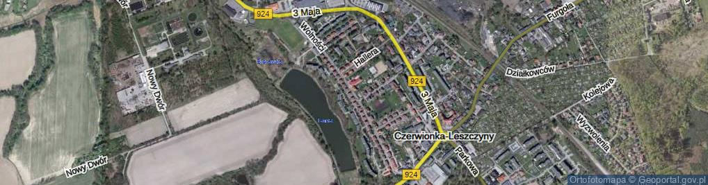 Zdjęcie satelitarne Wolności ul.