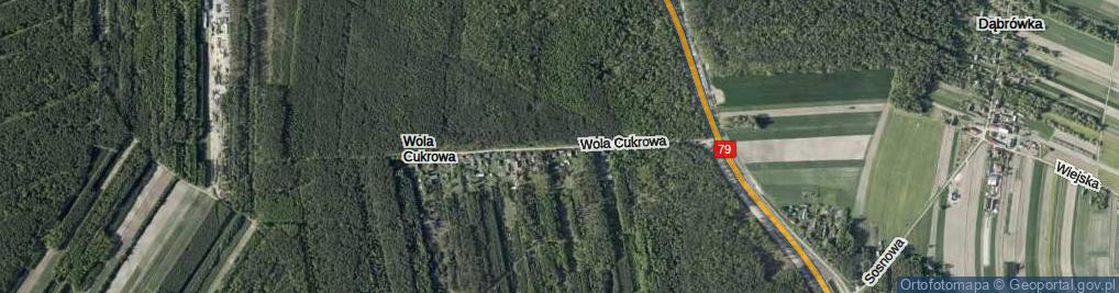 Zdjęcie satelitarne Wola Cukrowa ul.