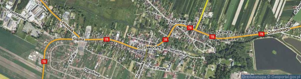 Zdjęcie satelitarne Wodzickiego Stanisława ul.