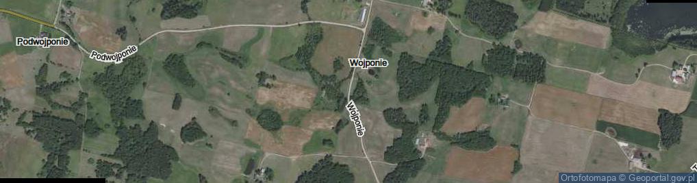 Zdjęcie satelitarne Wojponie ul.