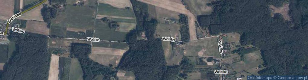 Zdjęcie satelitarne Wolsko ul.
