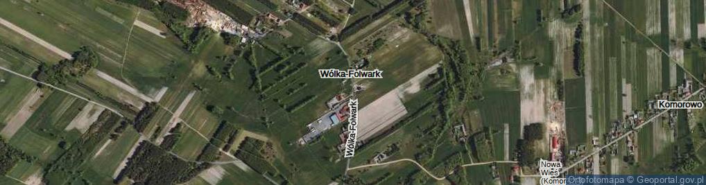 Zdjęcie satelitarne Wólka-Folwark ul.