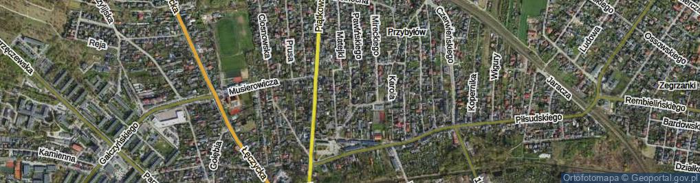 Zdjęcie satelitarne Worcella Stanisława ul.