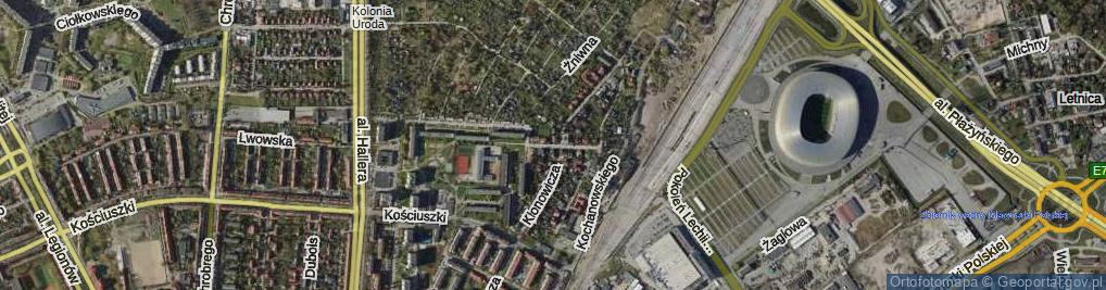 Zdjęcie satelitarne Wrzeszczańska ul.