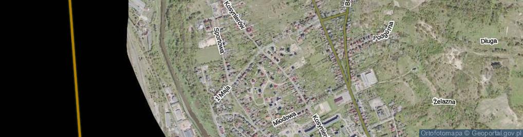 Zdjęcie satelitarne Wrzosowa ul.